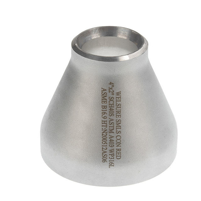 Phụ kiện đường ống hàn ISO PED 2-25mm Bộ giảm tốc đồng tâm 2&quot;X4&quot; 304 316L Ss