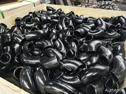 Khuỷu tay thép carbon 45 Khuỷu tay hàn mông 90 độ để lắp đặt đường ống