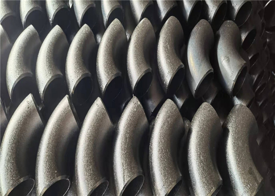 Khuỷu tay cao áp A234 Đầu nối bằng thép carbon Đầu tròn cho hệ thống đường ống