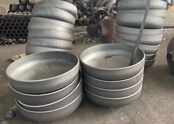 A420 WPL6 Nắp ống thép carbon SCH80 Đen xám A234 WP12 Chống mài mòn