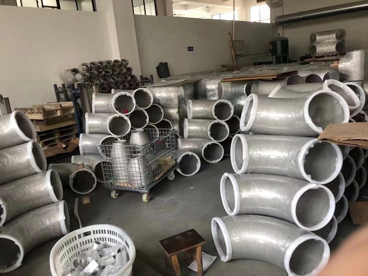 ASME A234 Wpb Thép carbon Bán kính ngắn Khuỷu tay 45 độ SCH10 SCH20
