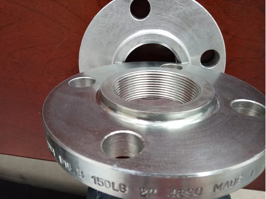 Mặt bích có ren ống 5 inch 304 316 Bề mặt được đánh bóng bằng thép không gỉ