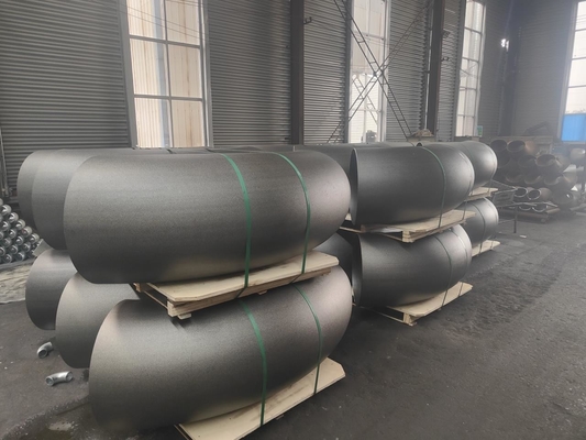 Astm A234 Wpb B16.9 Sch40 Cs Khuỷu tay bằng thép carbon Mông hàn sơn chống gỉ