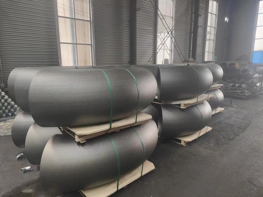 ASME A234 Wpb Thép carbon Bán kính ngắn Khuỷu tay 45 độ SCH10 SCH20