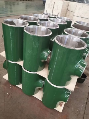 SS304/SS30408/SS316 ASME B16.9 Thép không gỉ giảm Tee DIN ANSI