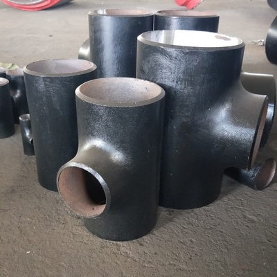 DIN2615 Tê thép carbon Sch20 Sch10 Dn15-Dn1200 STD Sơn đen