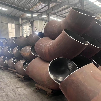 chống gỉ 45 90 180 độ Khuỷu tay A234 Phụ kiện đường ống hàn mông bằng thép carbon