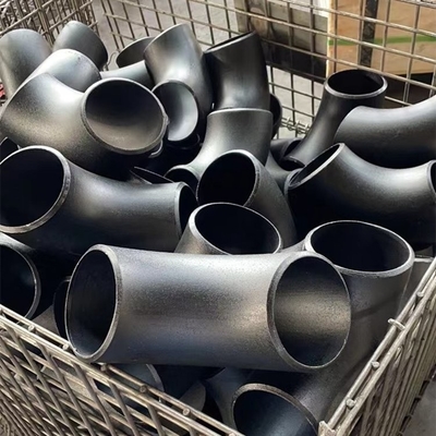 Ống thép carbon Sch160 Uốn cong thép mông hàn khuỷu tay Astm B16.9 180 độ
