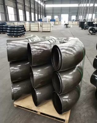 Khuỷu tay bằng thép carbon ASME phun cát ASME B16.9 90 độ 180 độ