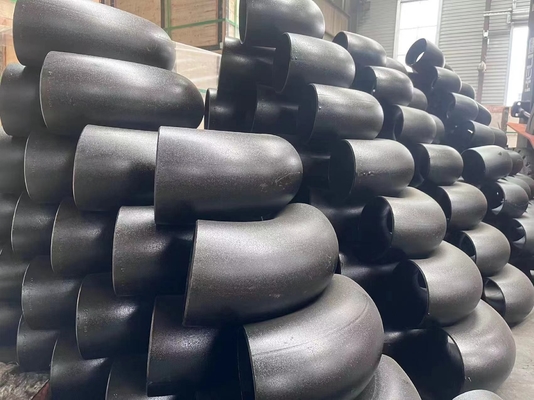 ASME A234 4 inch 45 độ khuỷu tay BV SGS Hàn đúc cho thiết bị thủy lực