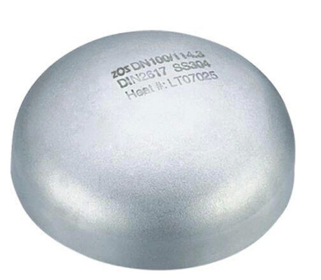Mũ lưỡi trai bằng thép không gỉ 304 2 mm-300mm cho ngành hóa dầu