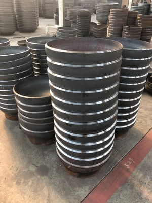 Mũ ống thép WPHY60 WPHY52 được hàn DIN28011 Hình elip Dished