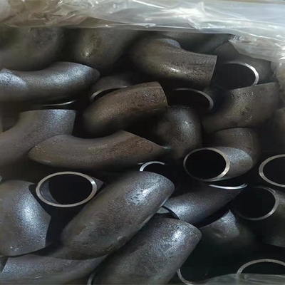 Thép carbon ASME 90 độ khuỷu tay thổi cát ASME B16.9 180 độ
