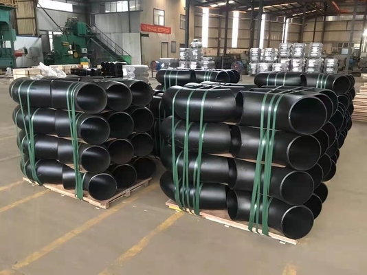 Astm A234 Wpb Khuỷu tay Mông hàn Phụ kiện đường ống thổi cát Asme B16.9 180 độ