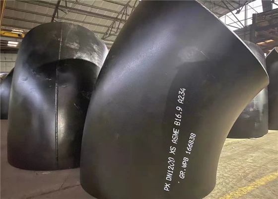Rl Equal Ansi Butt Weld Phụ kiện đường ống 316 Thép không gỉ Khuỷu tay 90 độ Sch80