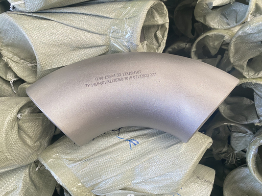 45 Khuỷu tay bằng thép không gỉ 90 độ 1 inch Dn10-200 được rèn