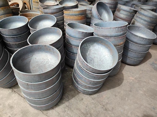 Mũ ống thép WPHY60 WPHY52 được hàn DIN28011 Hình elip Dished