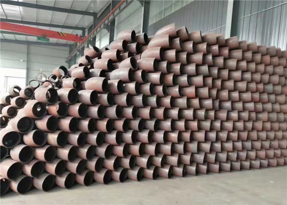 Butt hàn thép carbon khuỷu tay Sch80 dài bán kính khuỷu tay 1.5d Tranh đen