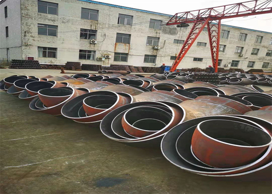 Butt hàn thép carbon khuỷu tay EN 10253-2 ASTM A420 WPL6 Phụ kiện ống hàn buttweld