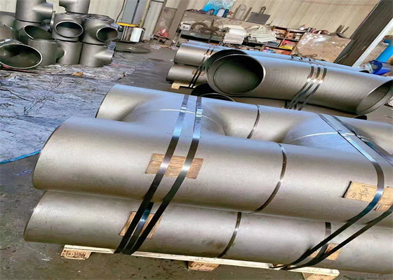 Tê thẳng thép cacbon Asme B16.9 Sch40 Astm A 234 Wpb Butt Weld
