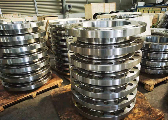 PN16 PN40 Mặt bích bằng thép carbon 2500 Cổ hàn dài Q235