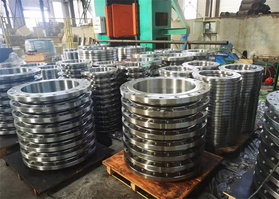 PN16 PN40 Mặt bích bằng thép carbon 2500 Cổ hàn dài Q235