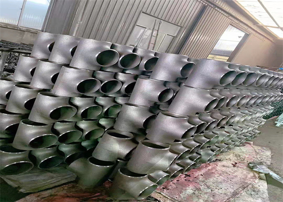 Tê thẳng thép cacbon Asme B16.9 Sch40 Astm A 234 Wpb Butt Weld