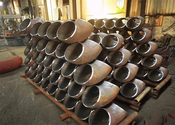 Hàn SGP Sch 80 90 độ khuỷu tay ASME Thép không gỉ đen