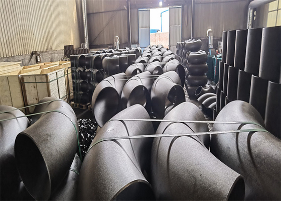 Cút thép rèn 90 độ 8 inch ASTM A860 WPHY 60 Mạ kẽm dầu đen