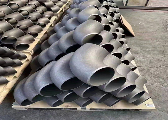 Cút thép rèn 90 độ 8 inch ASTM A860 WPHY 60 Mạ kẽm dầu đen