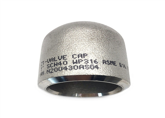 STD ASME B16.9 Nắp ống thép không gỉ Butt hàn Nắp ống nối 24 inch