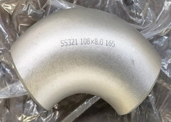 SS316L 304 Thép không gỉ 90 độ khuỷu tay Sch20 12X18Н10Т